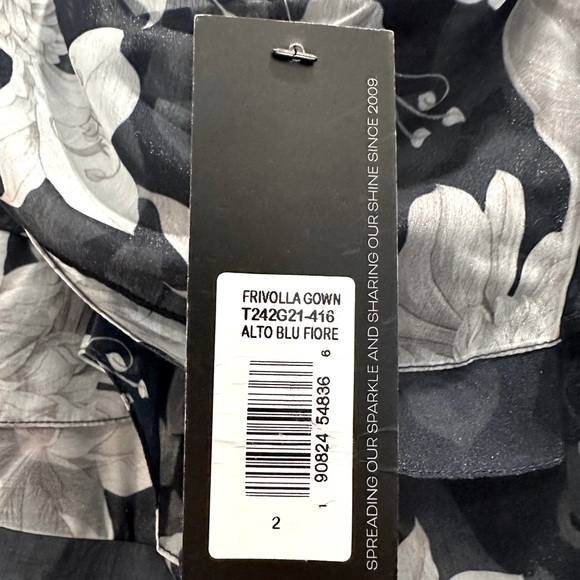 NWT Sachin & Babi's Floral Strapless Maxi Dress Sz 2 - Picture 3 of 4